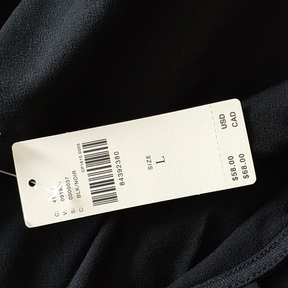 New Anthropologie Black Sexy Top - Picture 13 of 15